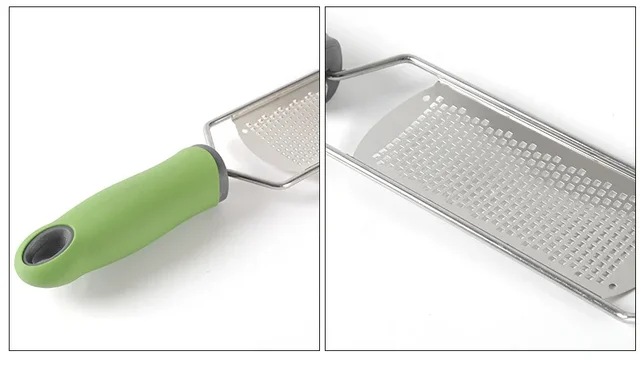 Grattugia Per Formaggio E Aglio In Acciaio Inox - Con Spazzola Di Pulizia - Foto 11