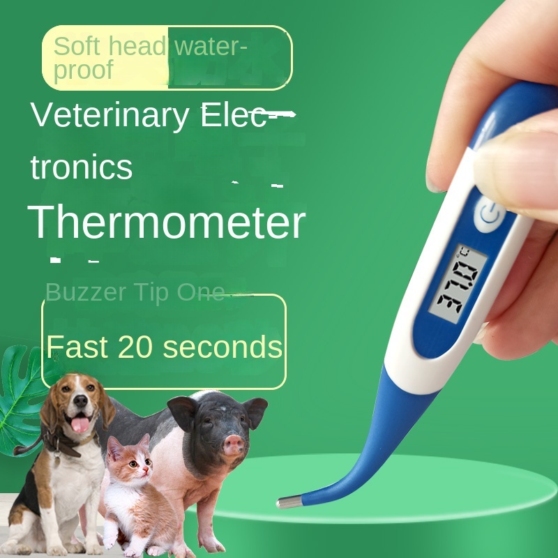 1 Pcs Electronic Thermometer Baby Pet Cat Dog Swine and Sheep Breeding Veterinary Test Thermometer Anal Thermometer Animal