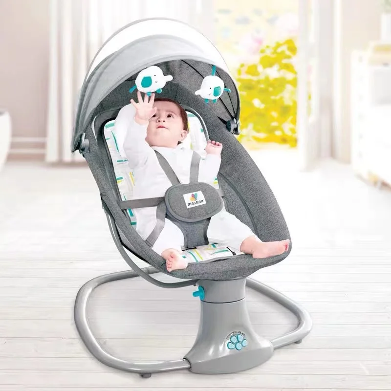 Dearest Smart Electric Baby Cradle Crib Rocking Chair Newborn Calm Chair  Baby Swing Chair with Bluetooth & Remote Control 