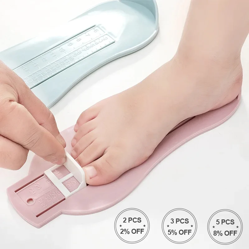 Baby Souvenirs Foot Shoe Size Measure Gauge Tool Measuring Children's Foot Measurer Foot Length Measuring Ruler Newborn Gift