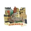 Europe Sweden 3D Fridge Magnets Tourism Souvenir Refrigerator Magnets Sticker Collection Handicraft Decoration Articles 3
