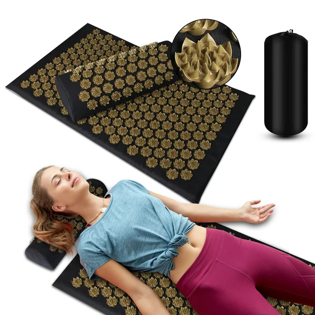 Massage Cushion Yoga Acupressure Mat Acupuncture Massage Mat Relieve Stree Back Body Pain Spike Mat Foot Massager Shakti Mat Massage Cushion Yoga Acupressure Mat Acupuncture Massage Mat Relieve Stree Back Body Pain Spike Mat Foot Massager Shakti Mat