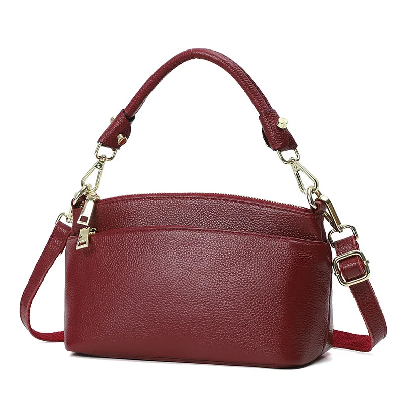 Genuine Leather Crossbody Bag for Women