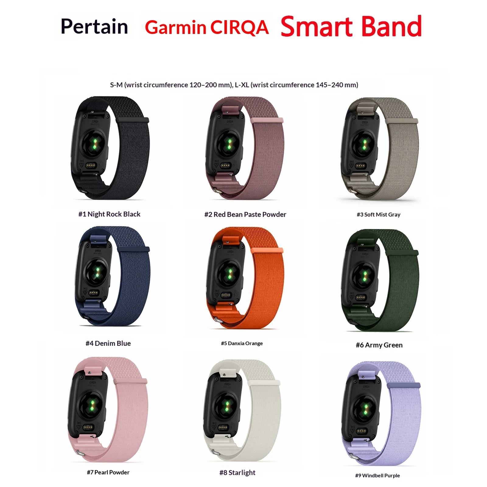 Breathable Adjustable Nylon Watch Strap - Sport Replacement Wristband
