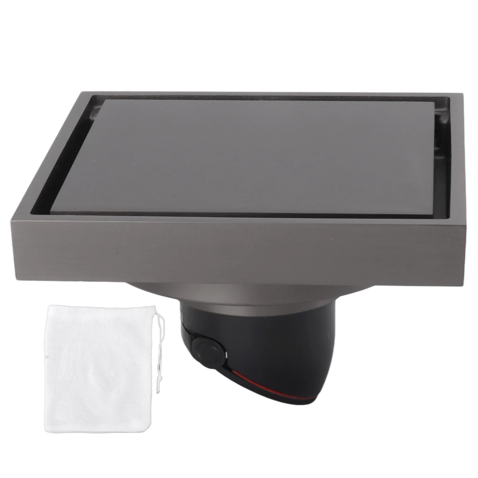 

Дренаж для пола, серый, матовый, латунный, современный, устойчивый к коррозии, простая установка для стиральной машины