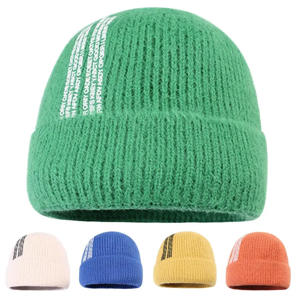 

Men Winter Hat Knitted Women Men Hat Head Protection Men Winter Beanie