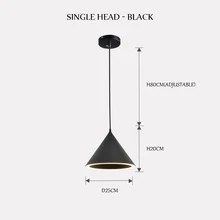  SANDYHA Simplicity Macaron Led Pendant Lights New Design Iron Acylic Decor Hanging Lamp Home Dinning Bedroom Bedside Chandelier 