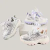 Fashion Tennis Shoes for Girls Children Casual Sport Sneakers Kids Mesh Breathable Lightweight Trainers Princess Shoe 26-38 5