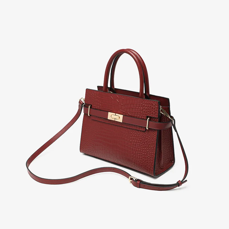 

Popular 2023 Genuine Leather Crocodile Bags Handbags Women Famous Brands Luxury Designer Female Tote Shoulder Crossbody Hand Bag