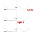 6pcs white