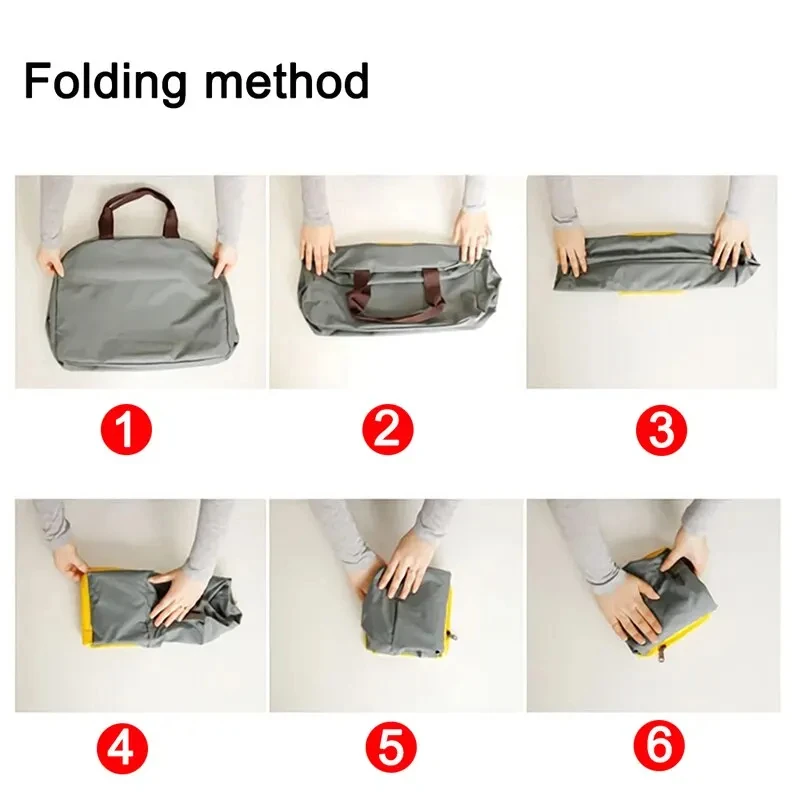 Faltbare Reisetasche mit großer Kapazität, leichte faltbare Reisetasche Wasserfester Reisetaschen-Organizer für unterwegs – Detail 21