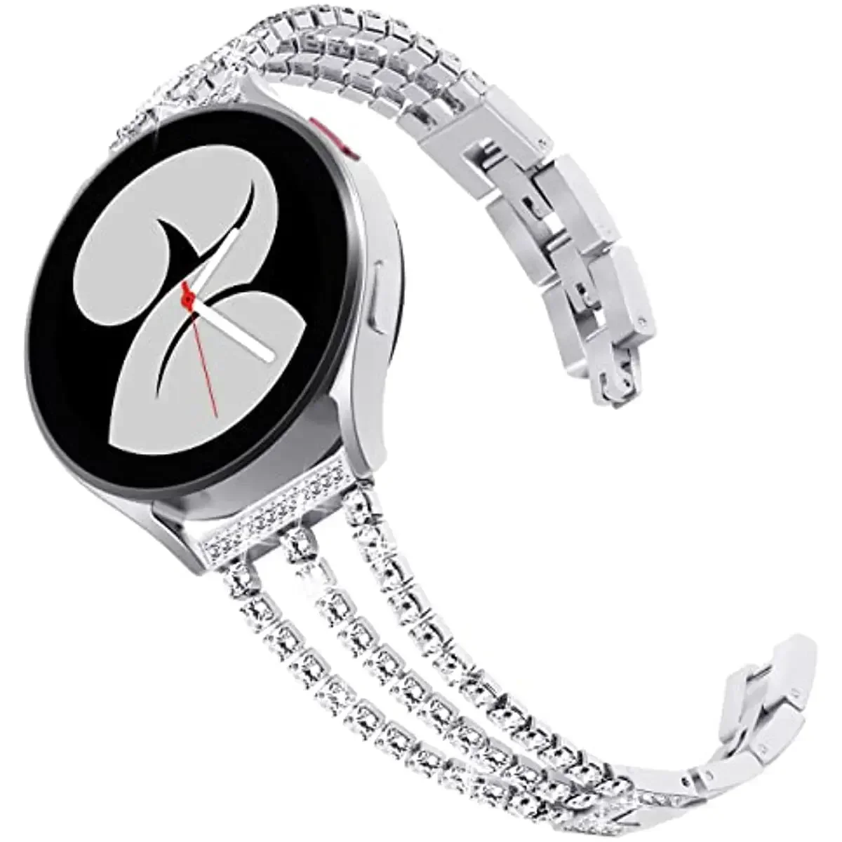 Women's Diamond Bracelet Band - Elegant 22mm/20mm Strap