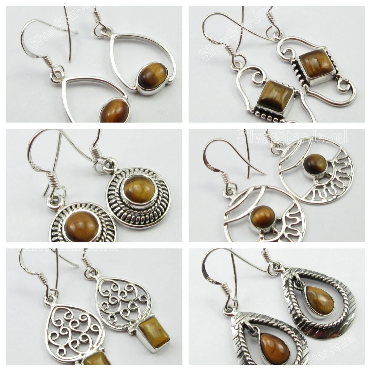 

India Origined Classic Jewelry Semi-precious Stone Earrings Collection 286