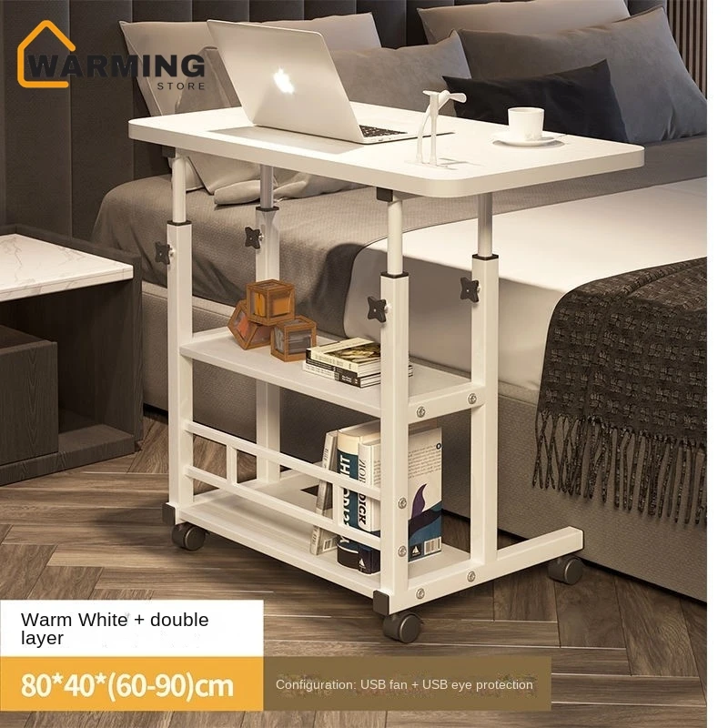 Warming New Lift learning desk bedside desk bedroom simple bed computer bedroom lazy movable office simple