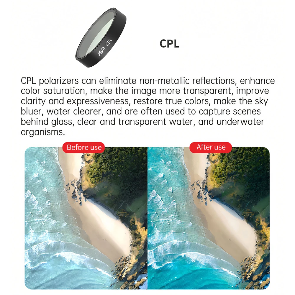 Description Picture 3 of itemLens Filters For DJI NEO Drone Accessories Camera Filters Set STAR CPL MCUV ND HD Filters Optical Glass Camera Filter Accessorie