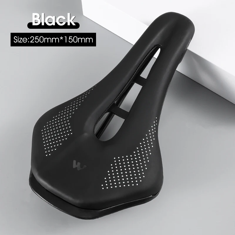 WEST BIKING Ergonomic Bicycle Saddle - Comfortable, Wear-Resistant PU Leather Cycling Seat Cushion