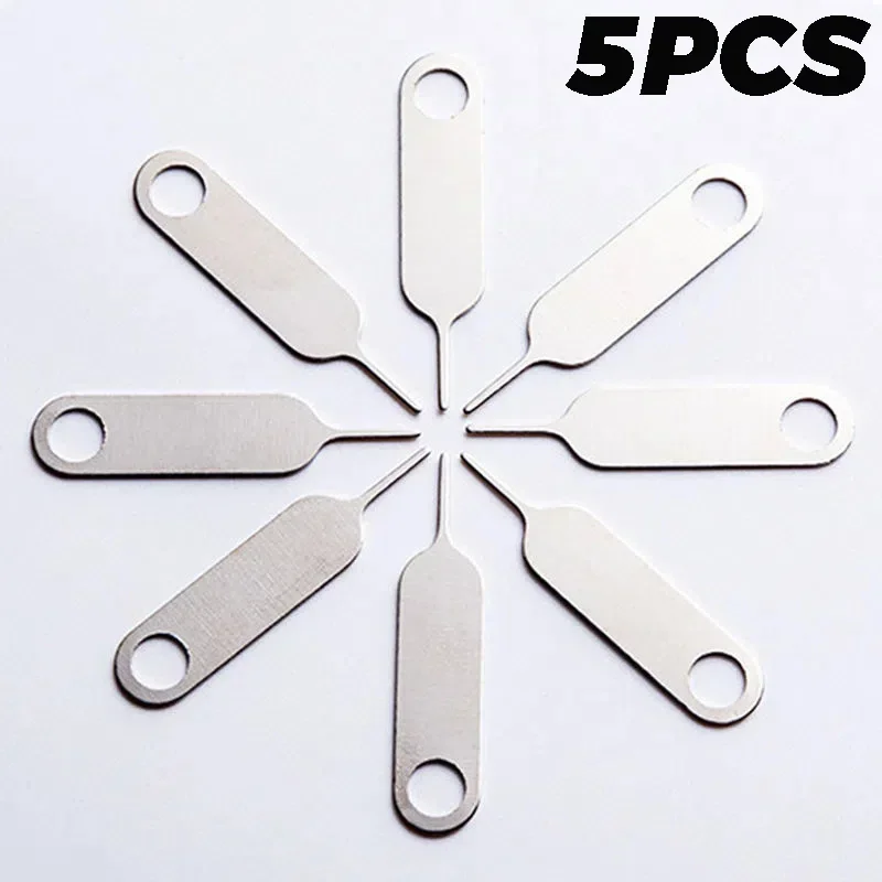 Sim Card Tray Ejector Eject Pin Key Removal Tool Per Iphone Ipad Samsung Galaxy Per Huawei Xiaomi Tablets Sim 1 Pz Accessori