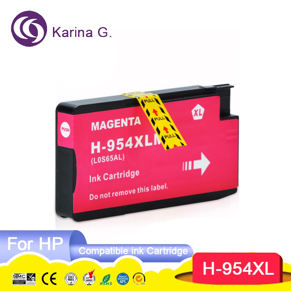 954 958 XL 954XL 958XL Premium Compatible Color Inkjet Ink Cartridge for 954 95