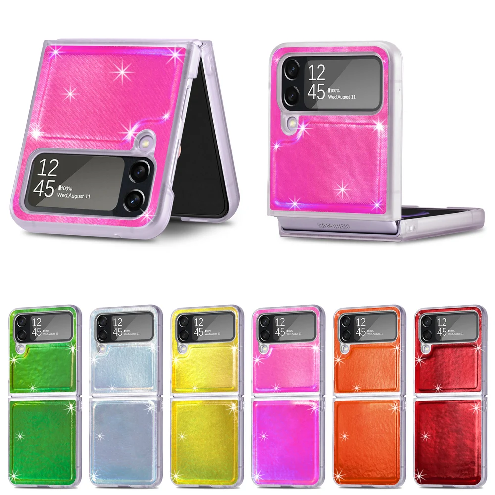 For Galaxy Z Flip4 5G Case Mobile Phone Cases Covers For Samsung Galaxy Z Flip4 5G Case Cover Coque Flip Sunjolly