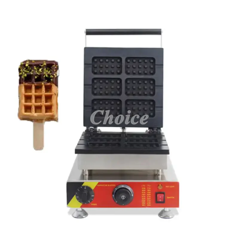 Commercial Waffle Furnace Square Grid Waffle Cake Mold Muffin Maker Electric Baking Machine Cake Baking Equipment 1pcs resin gem heart square spherical crystal epoxy resin mold for diy jewelry making findings moulds supplies accessories