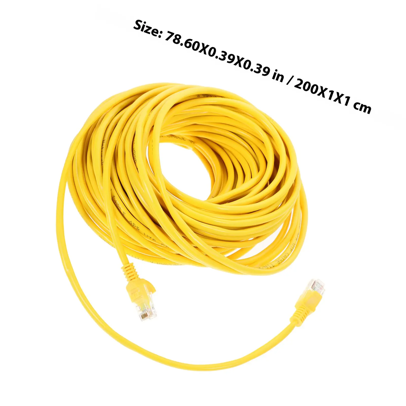 20M Cat 5E 네트워크 케이블 컴퓨터 라우터 모뎀 게임 스트리밍 홈 오피스용 고속 안정적인 이더넷 패치 코드