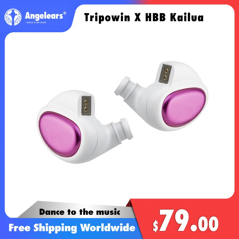 

Tripowin X HBB Kailua Dual Dynamic Driver In-Ear Monitor with Detachable OCC Cable 0.78mm 2Pin Connector for Audiophile Musician