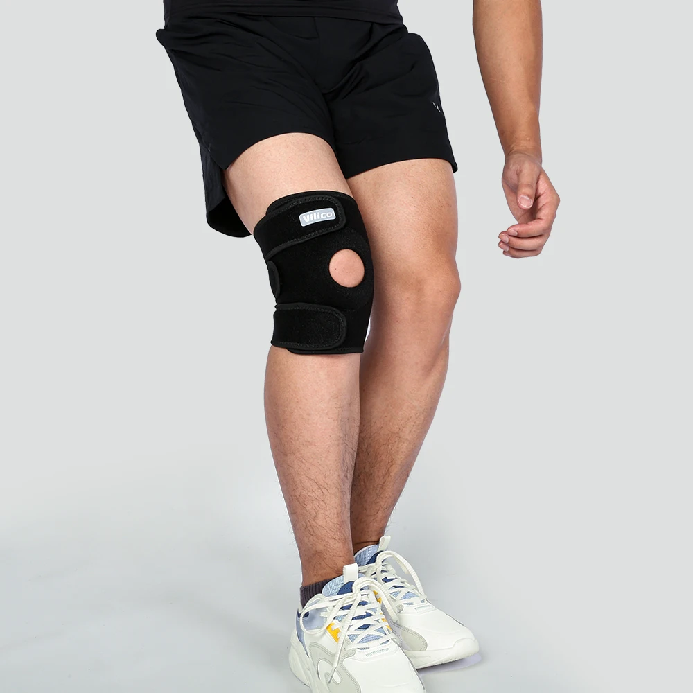 

1pc Knee Brace Compression Sleeve Wrap For ACL MCL Arthritis Injury Recovery, Breathable Adjustable Knee Pads For Men and Women
