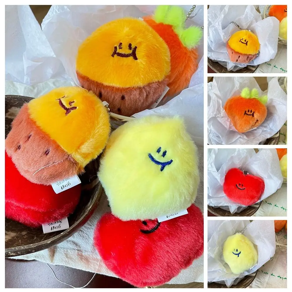 

Брелок для ключей, милый рюкзак, подвеска, плюшевая кукла, игрушка, мультяшный корейский стиль, плюшевый брелок для ключей в виде сладкого картофеля для детей