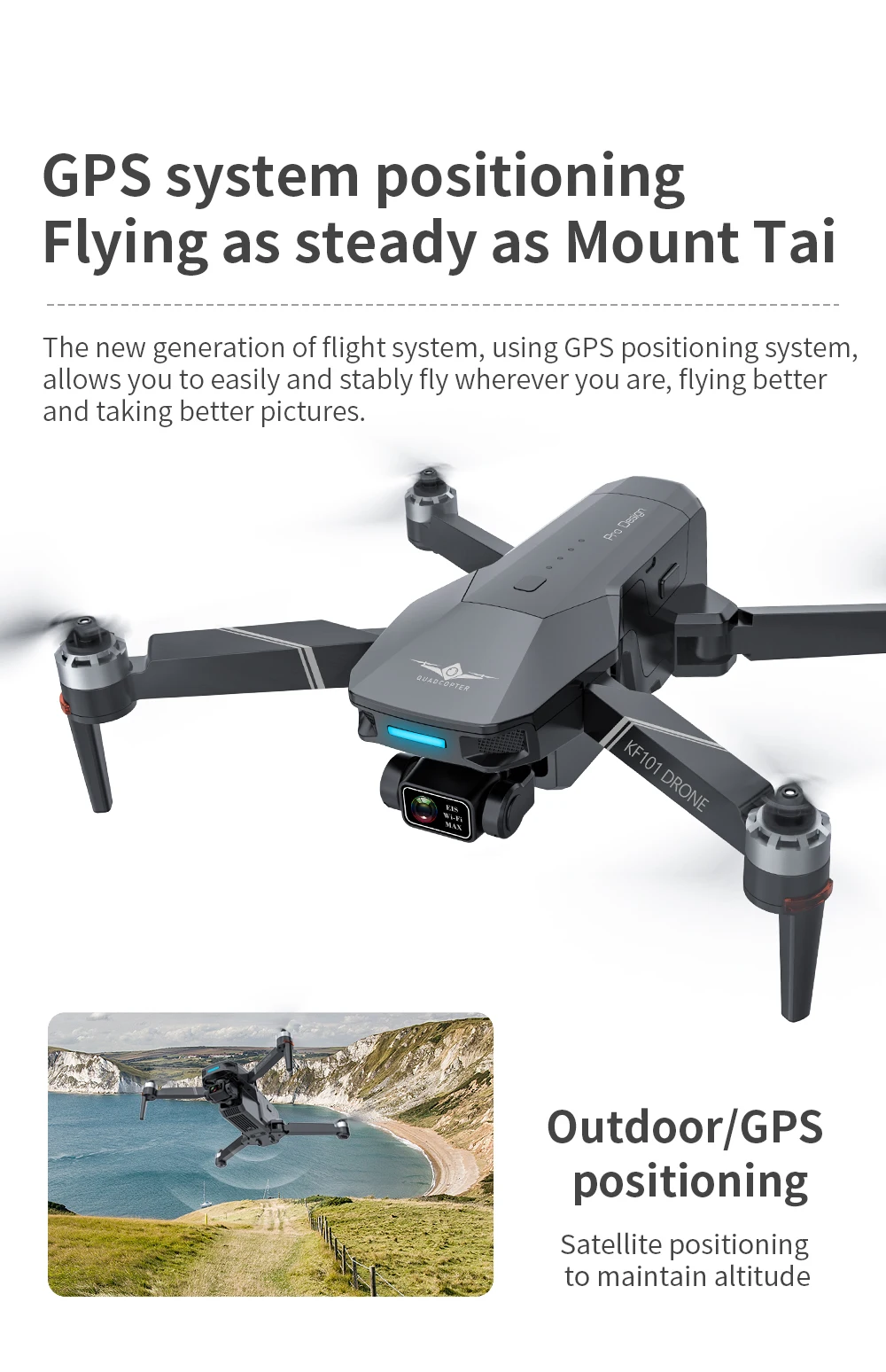 KF101 Max1 Drone 4K Professional 5G Wifi FPV Dron KF101 Max 4K HD Camera 3-Axis Gimbal GPS Drones RC Quadcopter VS SG906 Max2 explorers 4ch remote control quadcopter