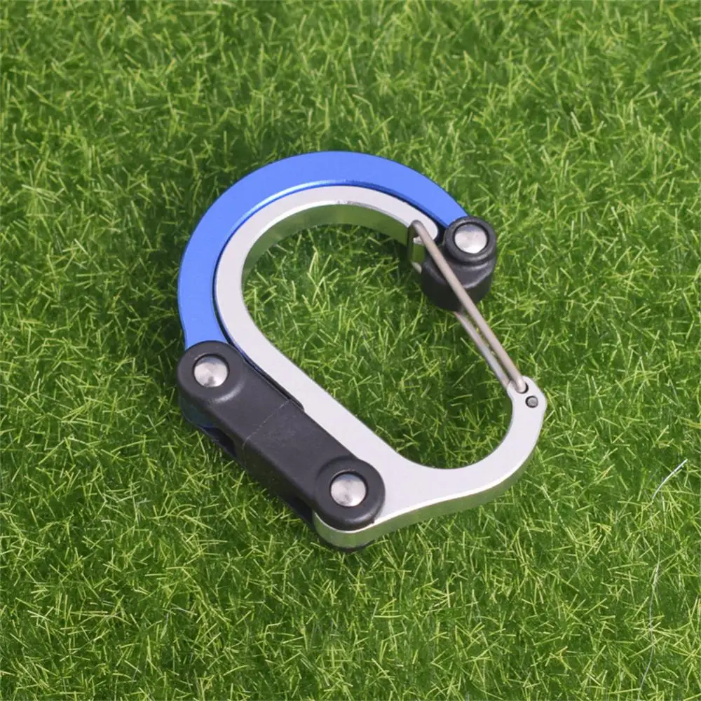 Professional Climbing Carabiner D Shape Mountaineering Buckle Hook Safety Lock Outdoor Camp