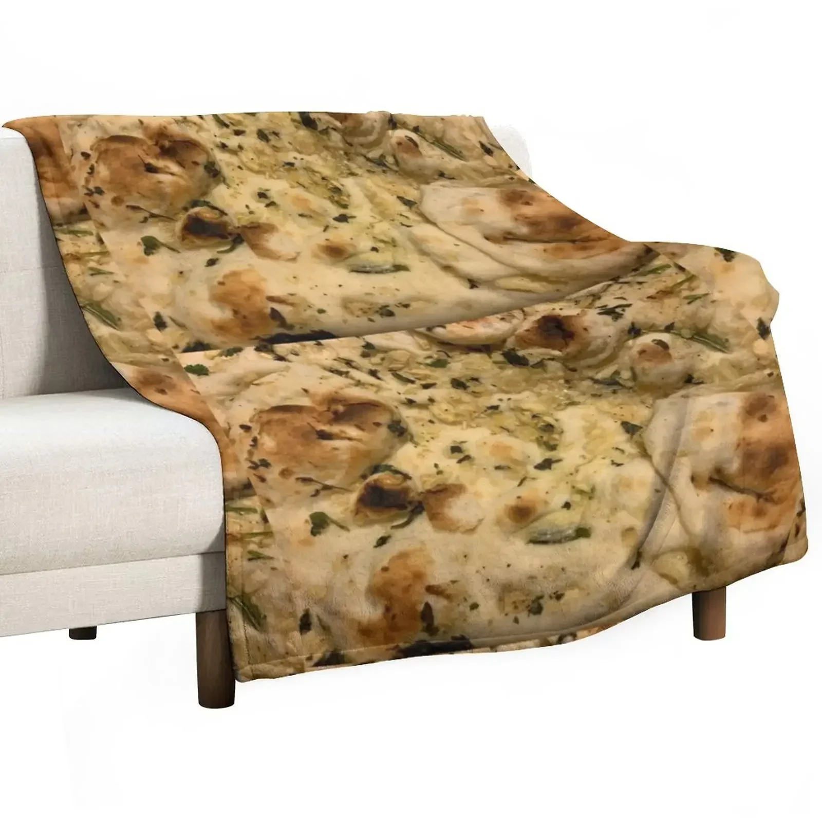 

Garlic Naan Throw Blanket For Decorative Sofa Hairys Fluffy Softs Blankets