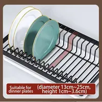 Dish Drying Rack 2-Tier Compact Kitchen Dish Rack Drainboard Set Large Rust-Proof Dish Drainer with Utensil Holder NEW 2025 3