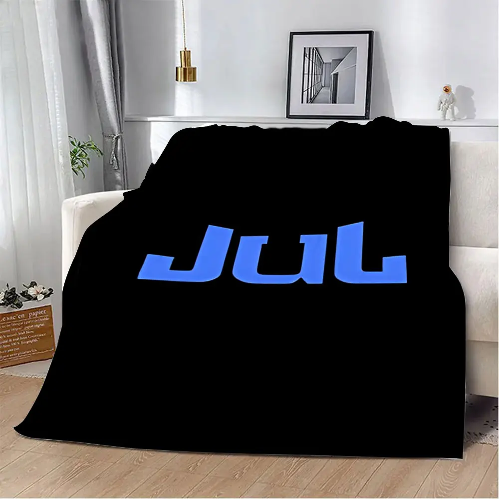 Rapper Jul  Printed Blanket Picnic Blankets Warm Blanket Soft and Comfortable Blanket Home Travel Birthday Gift 6