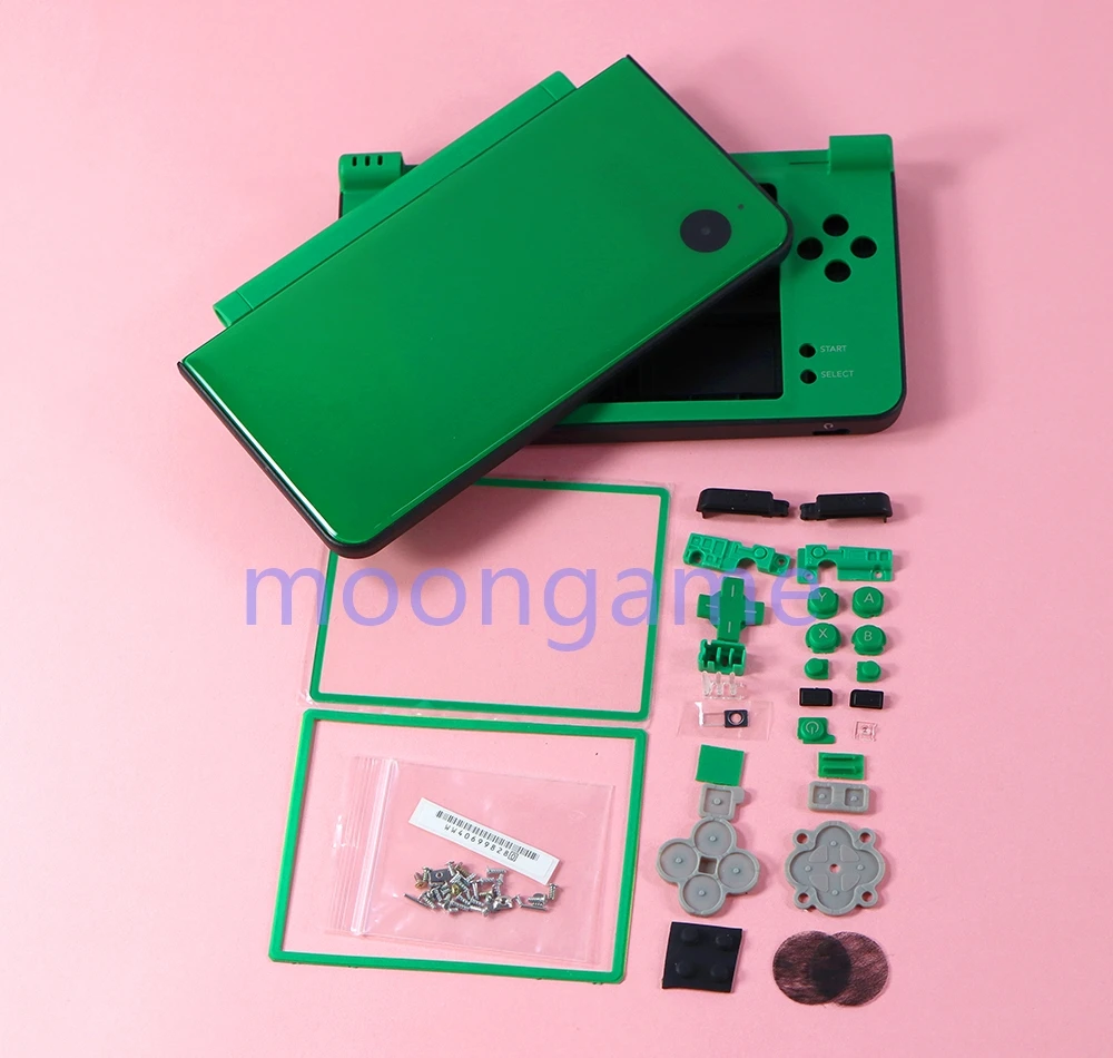 Nintend NDSi XL/LL 콘솔 쉘 전체 하우징 커버 쉘 케이스, 단추 키트 포함, NDSIXL LL 교체, 1 세트