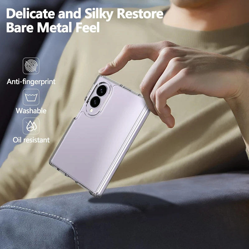 Ultra Thin Shockproof Transparent Slim Hard Cover Phone Case