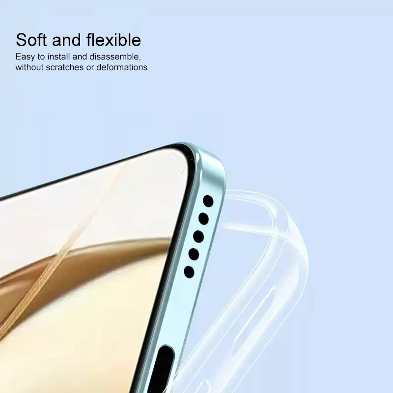 Ultra Thin Silicone Soft Transparent Phone Case - Clear Back Cover