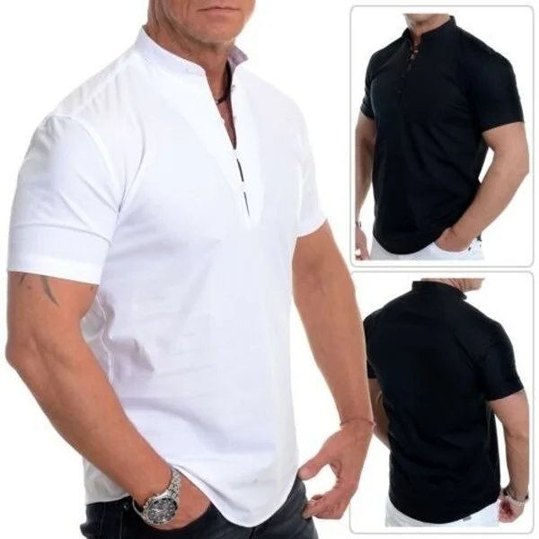 

Glamour Men's Shirt Ultra Light Short Sleeve Casual Men's Clothing