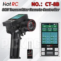 HOTRC CT-8B 8CH Transmitter Remote Controller 2.4Ghz Radio For RC Model Car Boat Aircraft Quadcopter Retrofitting Accessories 1
