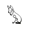 Dog Art Sculpture Simple Metal Dog Abstract Art Sculpture for Home Party Office Desktop Decoration Cute Pet Dog Cats Gifts 3