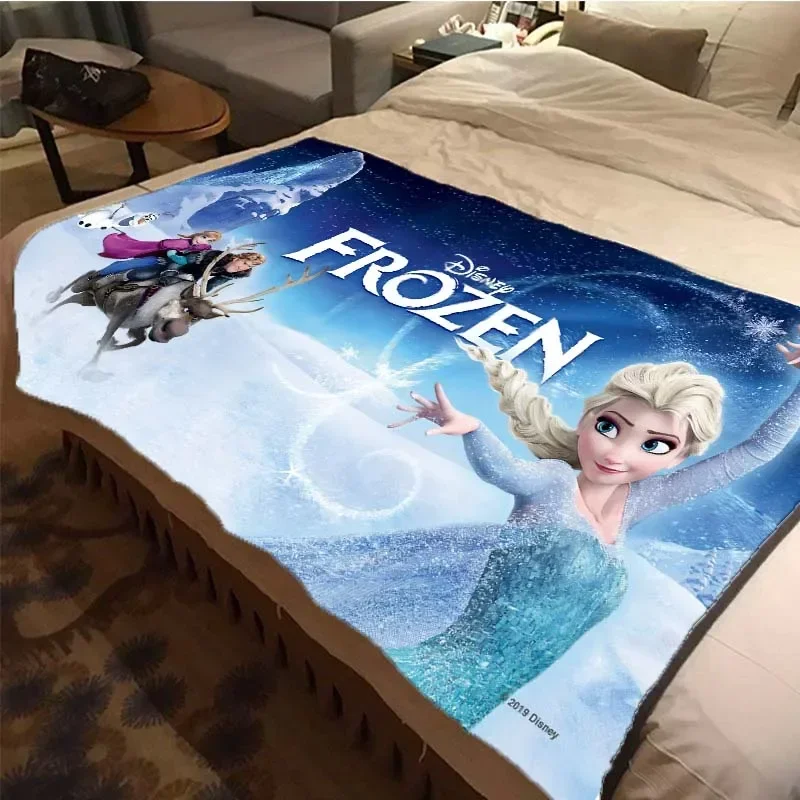thumbnail image 1 of Manta ligera con estampado de Frozen de Disney para sala de estar, dormitorio, habitación de niños, manta cálida, regalo de Navidad, 1 of 5