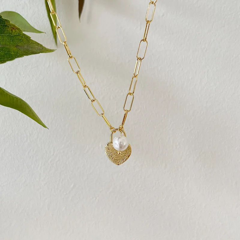 

Женское колье с подвеской в виде сердца, из серебра 925 пробы