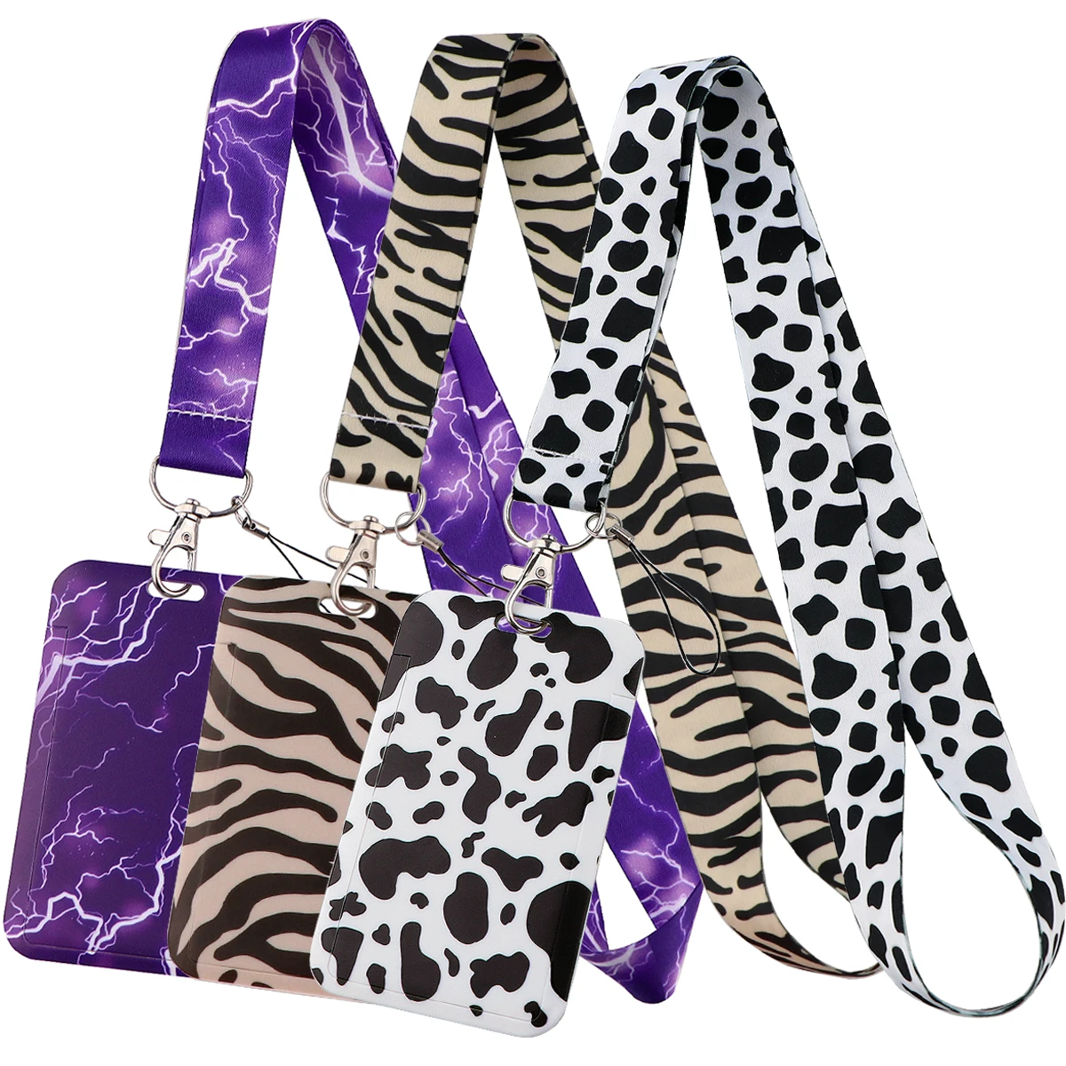 Zebra Neck Strap Lanyards for keys ID Card Gym Cell Phone Straps USB Badge Holder DIY Phone Hanging Rope Nurse Cow Lanyard grey s anatomy doctor nurse neck strap lanyard for keys lanyard card id holder key chain for gifts keychain key ring