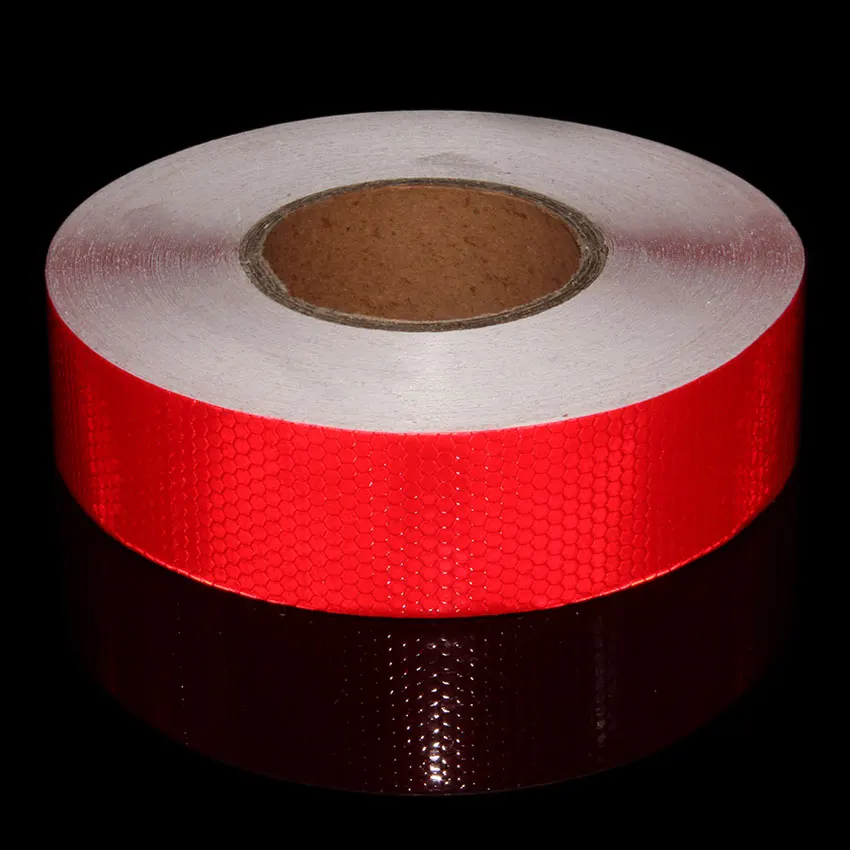 50M Reflective Material Tape Sticker Self-adhesive Warning Reflect Film Car Stickers Waterproof Reflector Strip For Bikes Truck