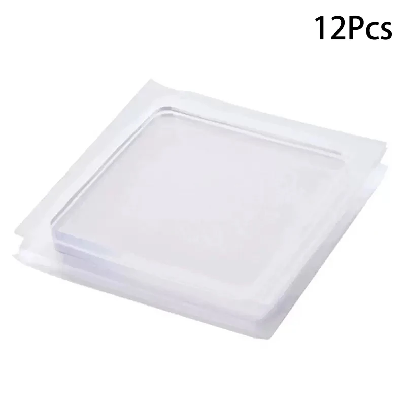 ♥ Non-Slip Clear Silicone Floor Protector Pads for Furniture (Square Shape)