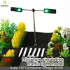 2PCS HO Scale Model Traffic Lights  with Controller ForTrain Railway Railroad Diorama Layout 6