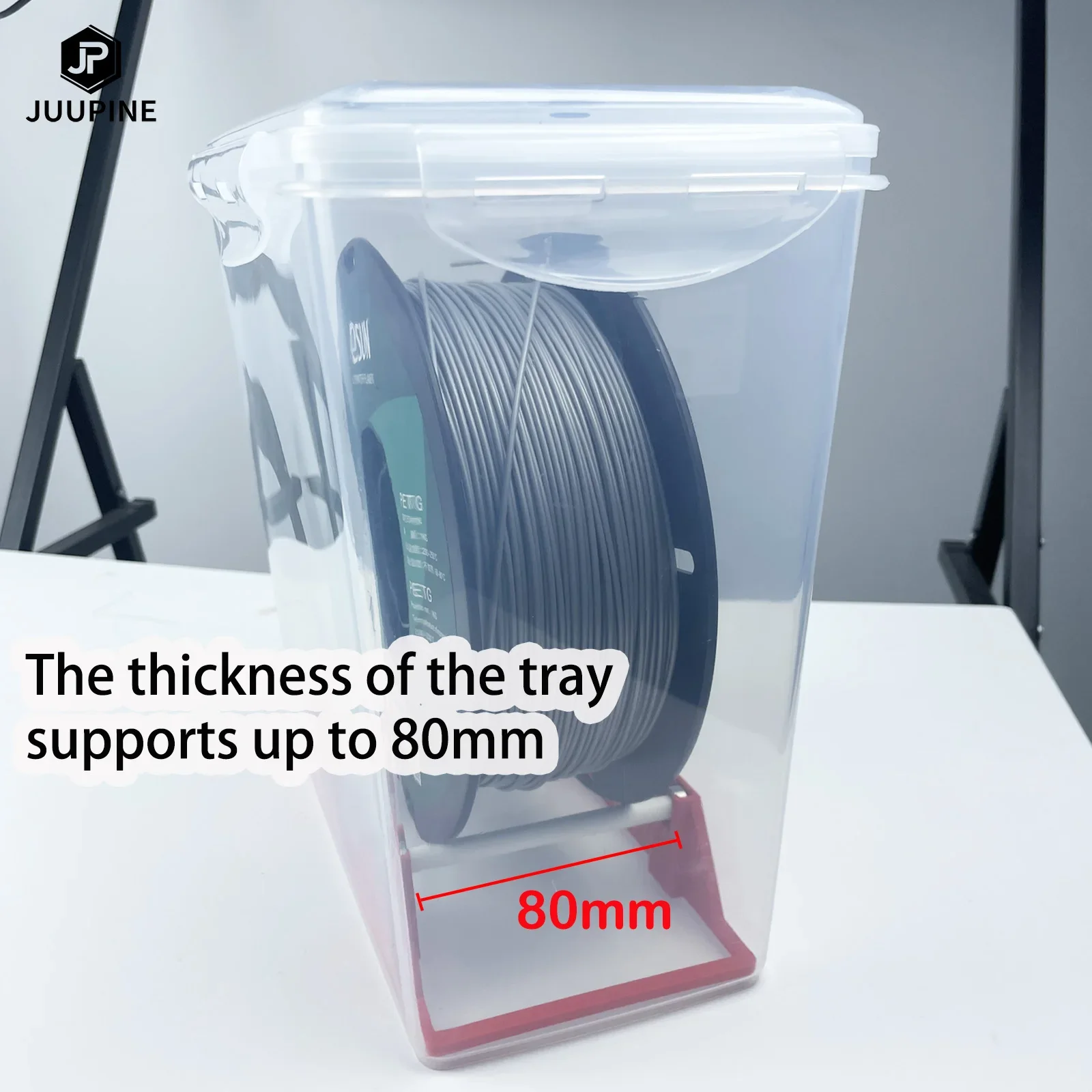 3Dプリンター部品フィラメントドライヤーボックス、気密性と耐湿