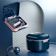 

Teeth Brace Bath Case Reusable False Teeth Box Kit Travel Washing Storage Universal Adults Seniors Retainer Personal Gadgets
