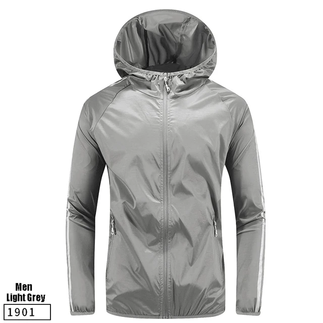 Men Thin Summer Waterproof jacket Sun Protection jacket Moutain Hiking