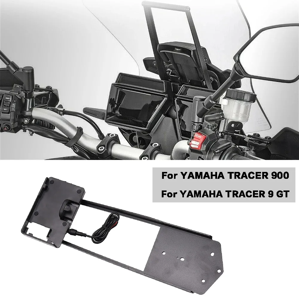 

Для мотоцикла YAMAHA TRACER 900 трассировщик 9 GT 2021 телефон GPS навигация пластина Кронштейн для лобового стекла Телефон держатель-подставка для мобильного телефона