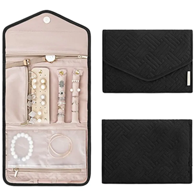 Roll Foldable Jewelry Case: Your Travel Companion Roll Foldable Jewelry Case: Your Travel Companion